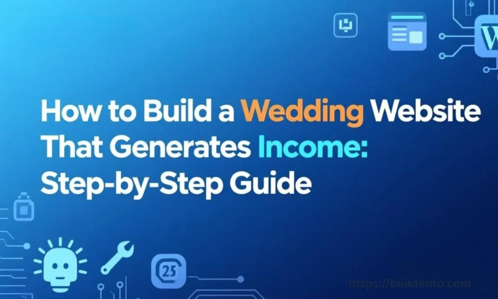 How to Build a Wedding Website That Generates Income Step-by-Step Guide
