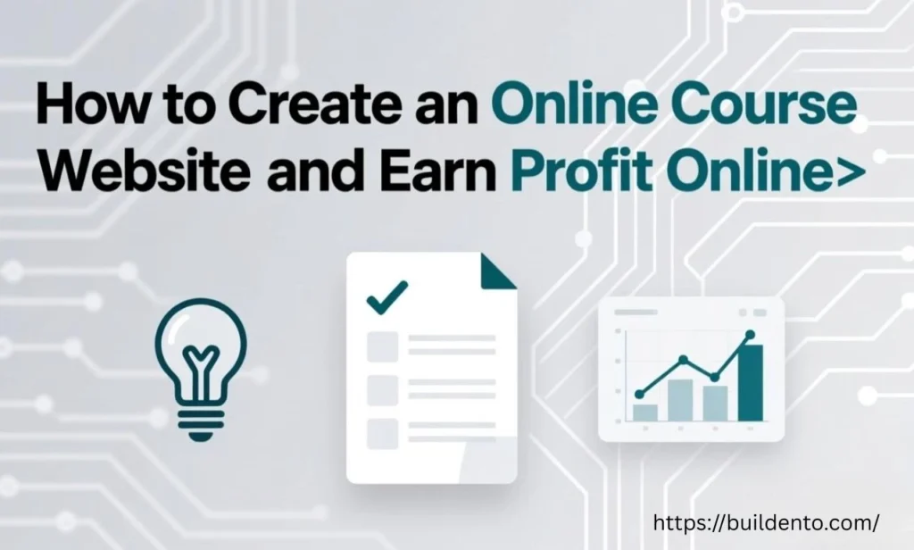 How to Create an Online Course Website and Earn Profit Online