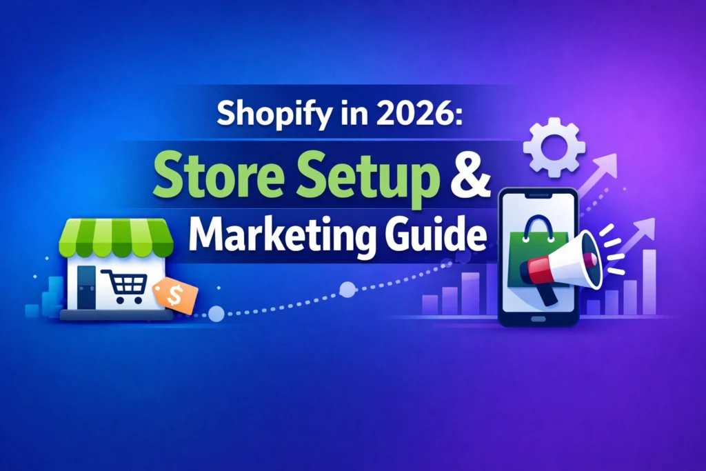 Shopify in 2026 Ultimate Guide to Store Setup, Apps, Themes, and Marketing