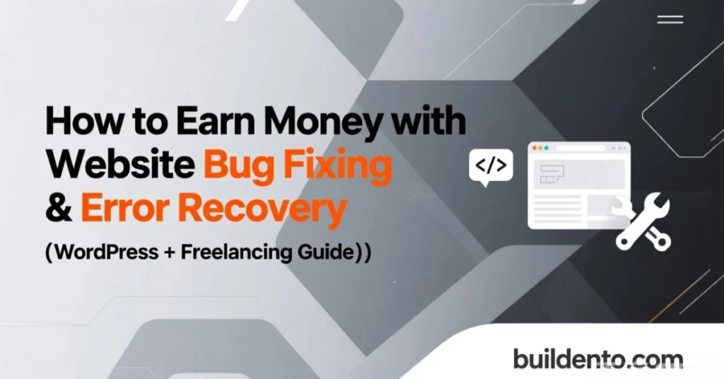 How to Earn Money with Website Bug Fixing & Error Recovery (WordPress + Freelancing Guide)